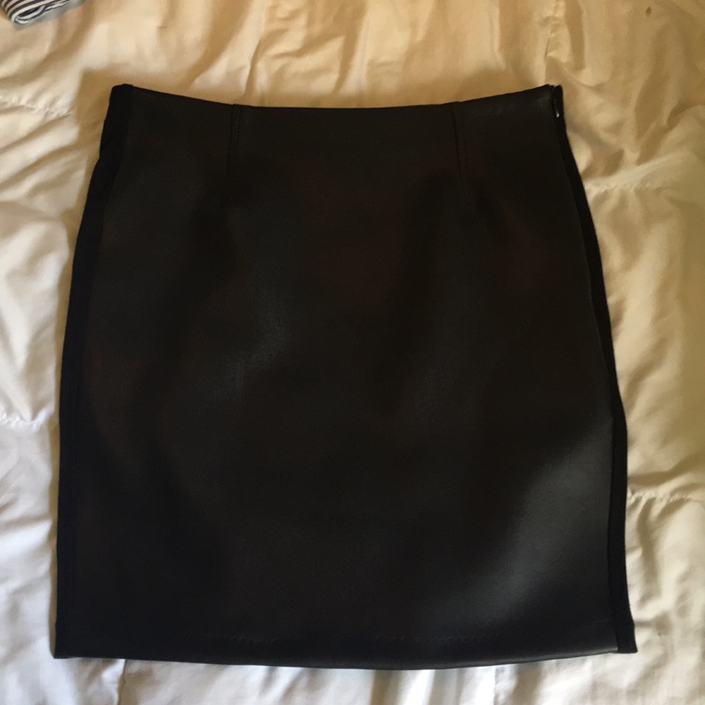 Leather skirt